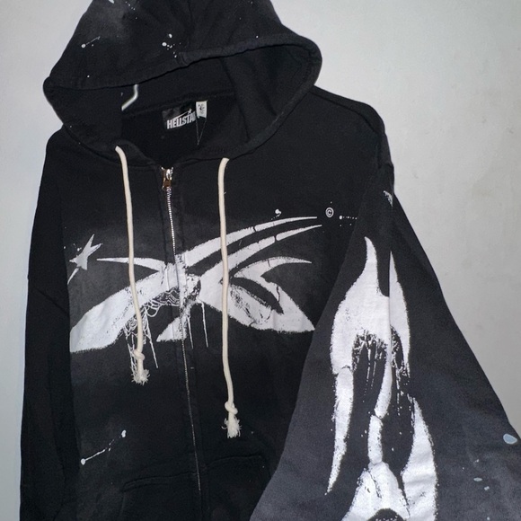 Hellstar Records Studio Zip up hoodie - Picture 7 of 8